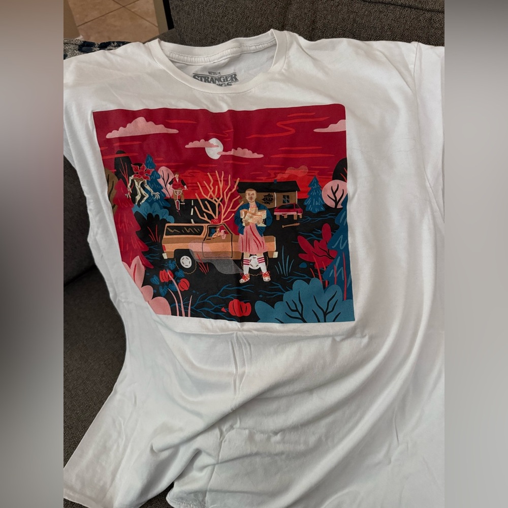 Stranger Things Graphic T-Shirt Netflix Size 2X